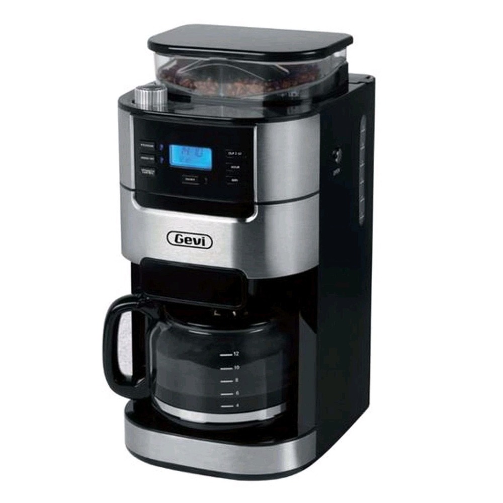 Gevi GECMA025A-U Coffee Maker Grind & Brew 10-Cup with Built-In Grinder